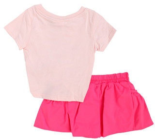 Thumbnail 2: Rare Editions Little Girl's 2 Pc Graphic Tee Skort Set 