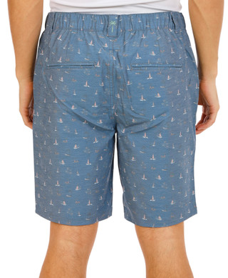 Thumbnail 2: Southern Palms Men's Printed Flex Shorts 