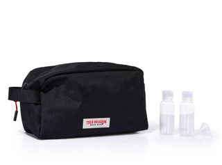 Thumbnail 1: True Religion Anton Travel Toiletry Kit with Bottles & Funnel 