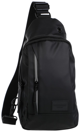 Thumbnail 1: DUCHAMP Rubberized Water‑Resistant Sling Bag 