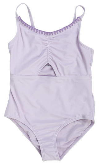 Thumbnail 1: Abercrombie & Fitch Big Girl's Ruched Keyhole One Piece Swimsuit 