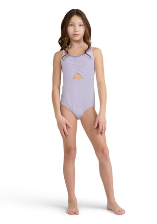 Thumbnail 2: Abercrombie & Fitch Big Girl's Ruched Keyhole One Piece Swimsuit 