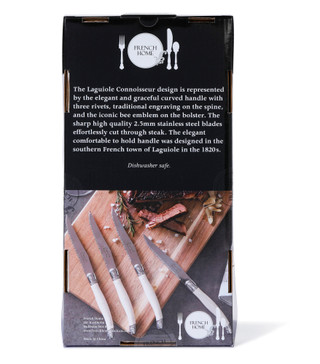 Thumbnail 2: French Home 4 PK Laguiole Steak Knives 