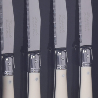 Thumbnail 3: French Home 4 Pk Stainless Steel Laguiole Steak Knives 