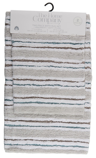 Thumbnail 1:  The Home Company 2 Pc Bath Rug Set 