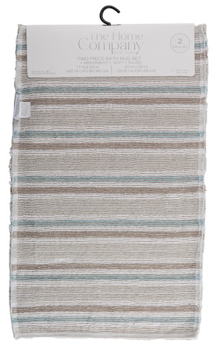 Thumbnail 2:  The Home Company 2 Pc Bath Rug Set 