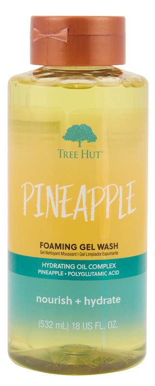 Thumbnail 1: Tree Hut Pineapple Hydrating Foaming Gel Wash - 18 oz 