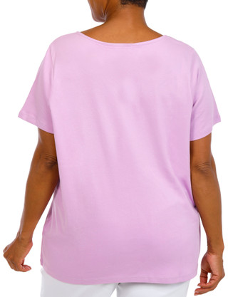 Thumbnail 2: Coral Bay Plus Keyhole Ring Neck Top  