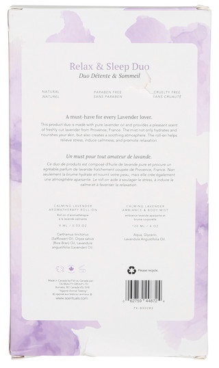 Thumbnail 2: SCENTUALS Lavender Relax & Sleep Body Mist Duo Set 