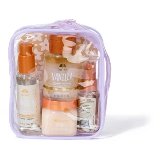 Thumbnail 2: Tree Hut 4-Piece Vanilla Bath & Body Care Gift Set 