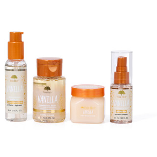 Thumbnail 1: Tree Hut 4-Piece Vanilla Bath & Body Care Gift Set 