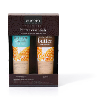 Thumbnail 1: Cuccio 2‑Piece Milk & Honey Body Butter & Scrub Set 