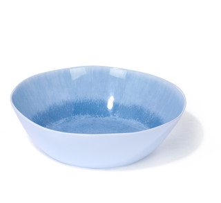 Thumbnail 1: ABODE 12x4 Reactive Blue Serve Bowl 