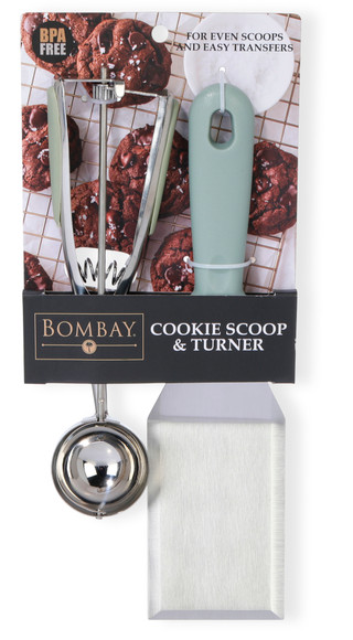 Thumbnail 1: Bombay 2 Pc Cookie Scoop & Turner Set 