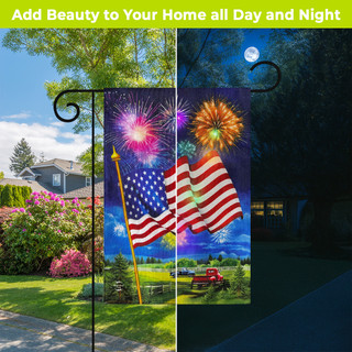 Thumbnail 2: BRIARWOOD Americana LED Outdoor Decor 