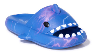 Thumbnail 1: AMERICAN EXCHANGE Boys Shark Slide Sandals 