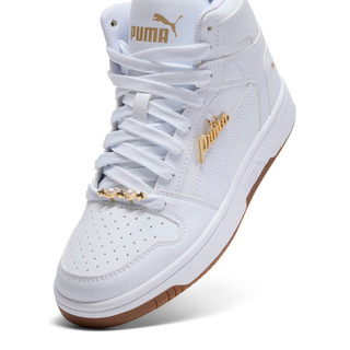 Thumbnail 3: Puma Girls PUma Rebound Layup Bling Athletic Shoes 