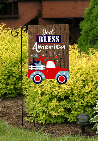 Thumbnail 3: BRIARWOOD America Burlap Yard Decor 