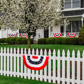 Thumbnail 3: Briarwood Lane 36x18 Premium Embroidered American Bunting 