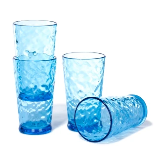 Thumbnail 3: Coastal Home 4 Pk Dimple Hi Ball Cups 
