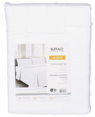 Thumbnail 2: Buffalo David Bitton Queen 4 Pc Micro Washed Sheet Set 