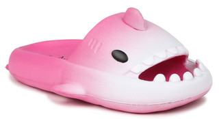Thumbnail 1: AMERICAN EXCHANGE Girls Shark Slide Sandals 