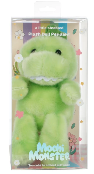 Thumbnail 1: Mochi Monster Fuzzy Dinosaur Plush Doll Pendant Bag Charm 