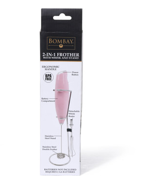 Thumbnail 3: Bombay 2-In-1 Stainless Steel Frother 