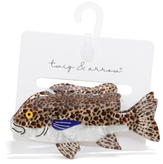 Thumbnail 1: TWIG & ARROW Fish Shaped Hair Claw Clip 