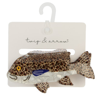 Thumbnail 1: TWIG & ARROW Grouper Fish Hair Claw Clip 