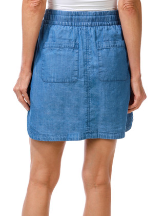 Thumbnail 2: Kate Park Women's Petite 4 Pocket Tie Waist Skort 