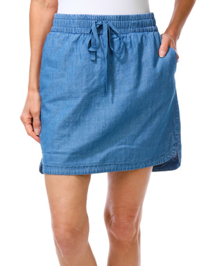 Thumbnail 1: Kate Park Women's Petite 4 Pocket Tie Waist Skort 