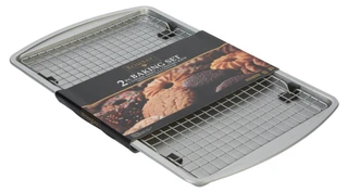 Thumbnail 2: Bombay 2 Pc Nonstick Professional Grade Baking Set 