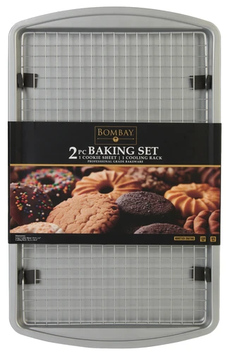 Thumbnail 1: Bombay 2 Pc Nonstick Professional Grade Baking Set 
