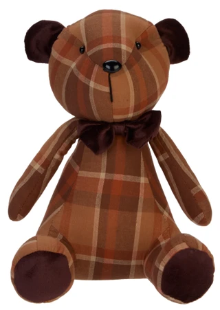 Thumbnail 1: Heritage Home 11 in Harvest Plaid Bear Home Accent 