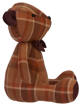Thumbnail 2: Heritage Home 11 in Harvest Plaid Bear Home Accent 