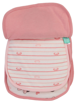 Thumbnail 2: Disney 3 Pk Minnie Mouse Burp Cloths 