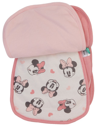 Thumbnail 3: Disney 3 Pk Minnie Mouse Burp Cloths 