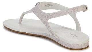 Thumbnail 4: Guess Women's Unali Logo Hardware Thong Sandal 