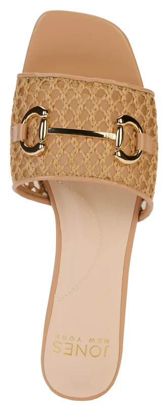 Thumbnail 3: JONES NEW YORK Women's Vivato Raffia Slides with Buckles 