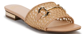 Thumbnail 1: JONES NEW YORK Women's Vivato Raffia Slides with Buckles 