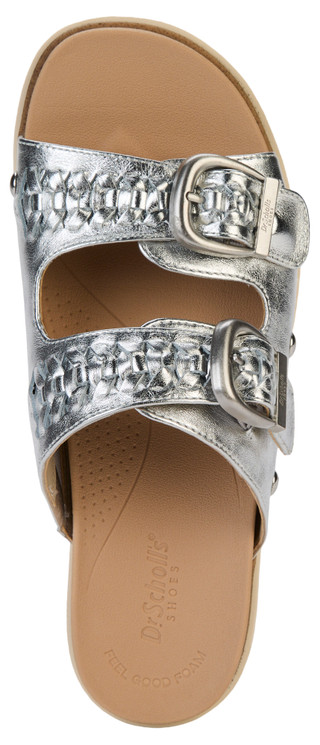 Thumbnail 4: Dr. Scholls Women's Palmdale 2 Band Platform Footbed Sandals 