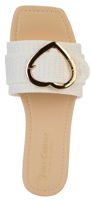 Thumbnail 2: Juicy Couture Women's Zapphire Raffia Slide with Buckle 