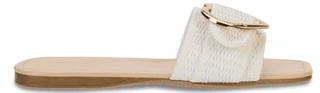 Thumbnail 3: Juicy Couture Women's Zapphire Raffia Slide with Buckle 