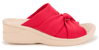 Thumbnail 6: Bzees by Lifestride Women's Serenade Scrunch Wedge Slide (Wide) 