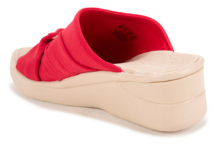 Thumbnail 8: Bzees by Lifestride Women's Serenade Scrunch Wedge Slide (Wide) 