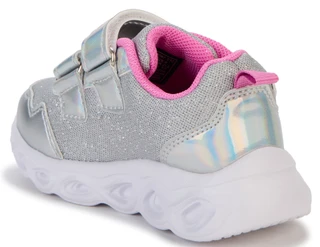 Thumbnail 4: Geers Toddler Girls 2 Strap Lighted Jogger Sneakers 