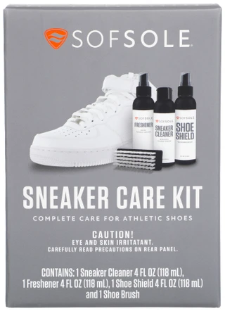 Thumbnail 1: Sof Sole Sneaker Care Kit w/ Shoe Cleaner, Freshener, Shield & Brush 