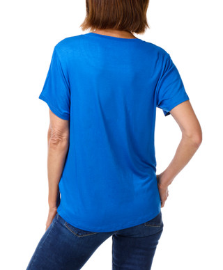 Thumbnail 2: Caribbean Joe Women's Americana Sequined Fireworks Tee 