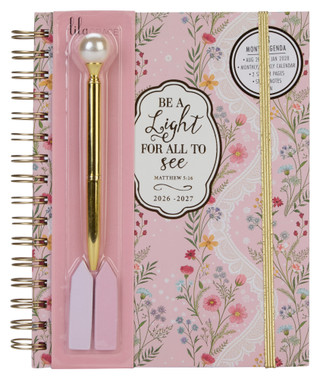 Thumbnail 1: Lila Grace Floral Aug 2026 - Jan 2028 Monthly/Weekly Planner 